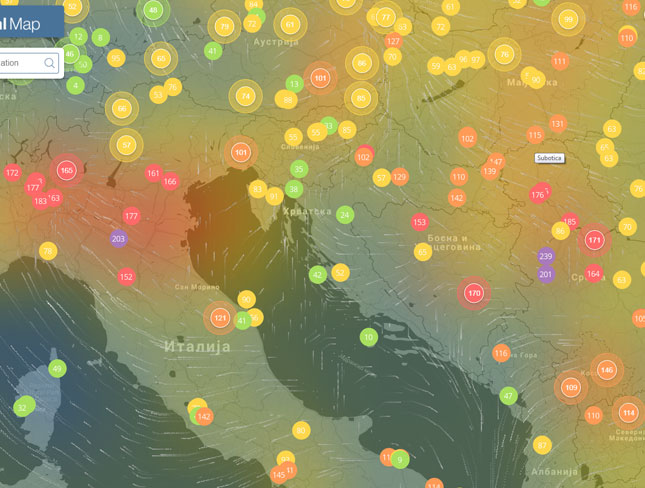 Subotičani trenutno udišu vazduh prihvatljivog kvaliteta