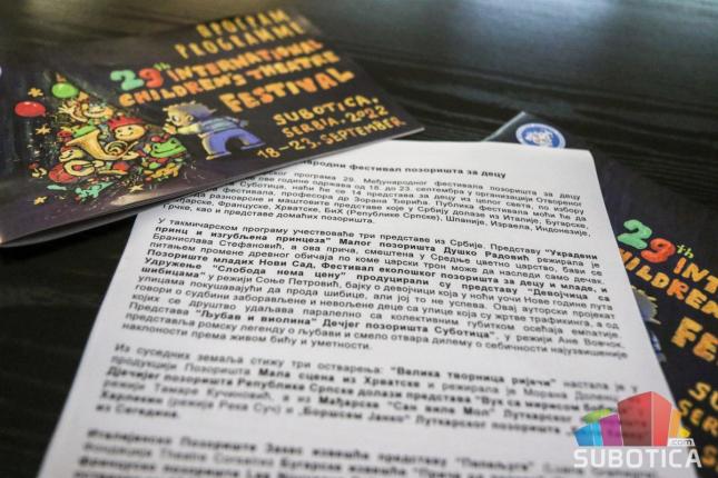 Sve spremno za 29. Međunarodni festival pozorišta za decu