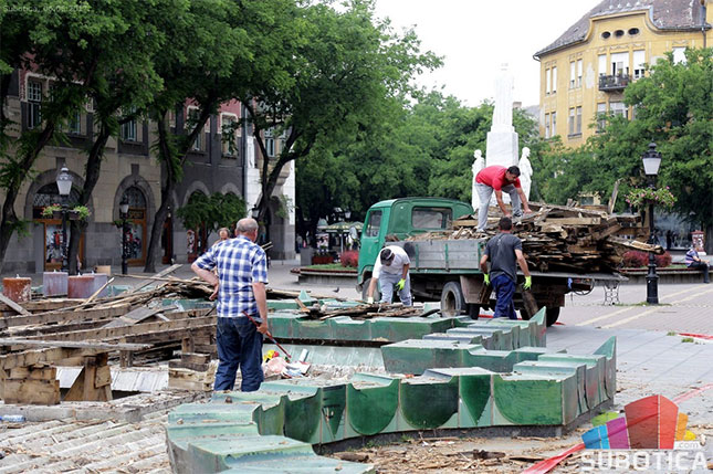 Obnova zaštite na Zelenoj fontani