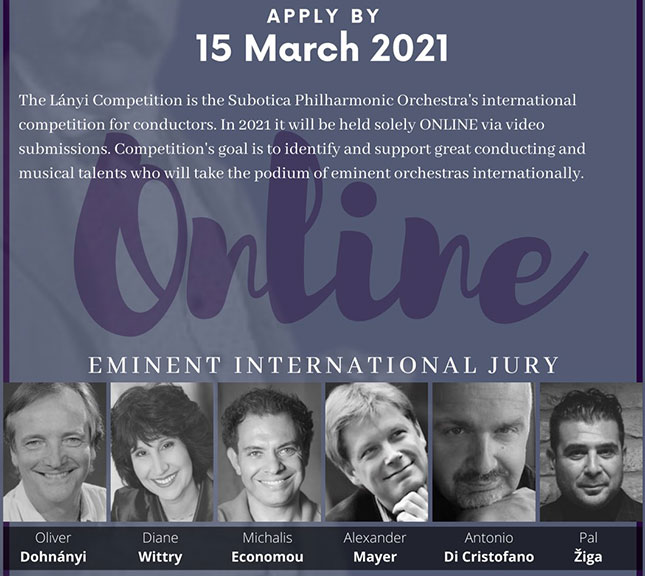 Subotička filharmonija pokreće međunarodno takmičenje dirigenata "Lanji"
