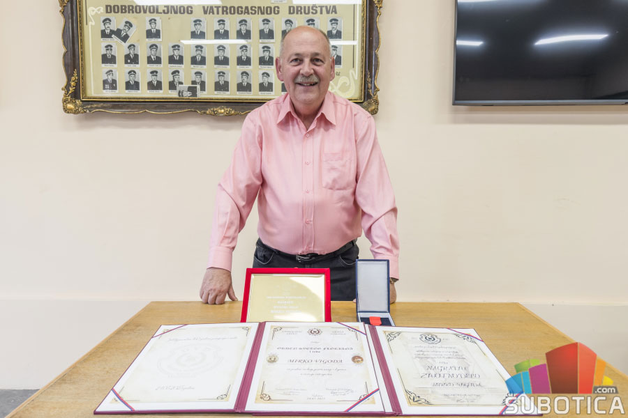 Dva vatrogasca dobrovoljca ukupno više od veka članstva u DVD "Matica"
