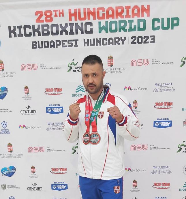Kik boks:  Vlatko Vojnić Tunić osvojio srebrnu medalju na Svetskom kupu u Budimpešti