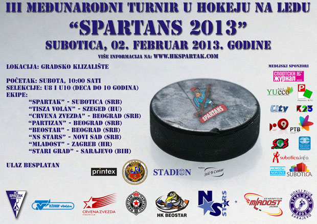 Spartans 2013 - međunarodni turnir u hokeju na ledu