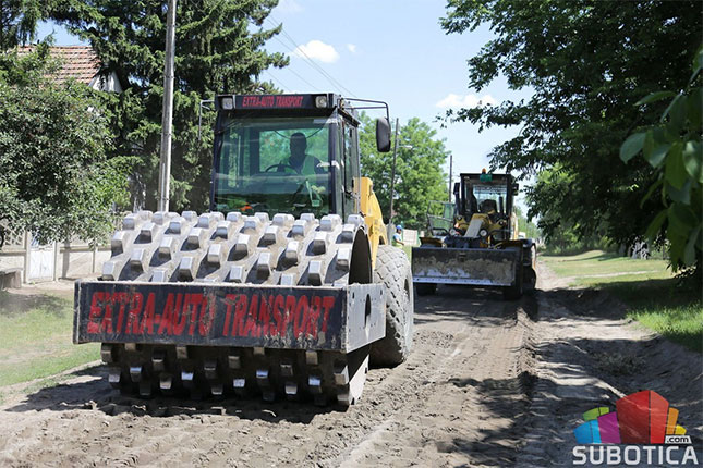 Završni radovi na cementnoj stabilizaciji atarskih puteva