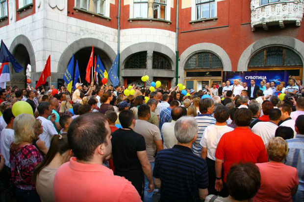 Tadić iz Subotice pozvao na mir