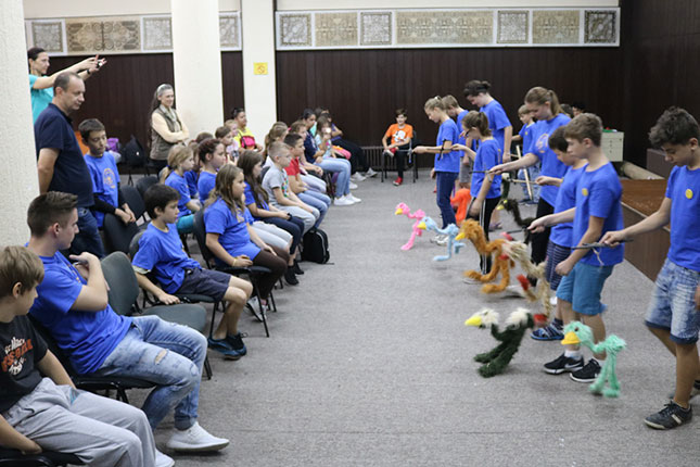 Dečja predstava u okviru Lutkarskog kampa projekta "Theatro"