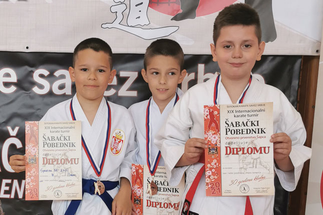 Karate: Najmlađi takmičari "Spartak-Enpija" osvojili 19 medalja na "Šabačkom pobedniku"