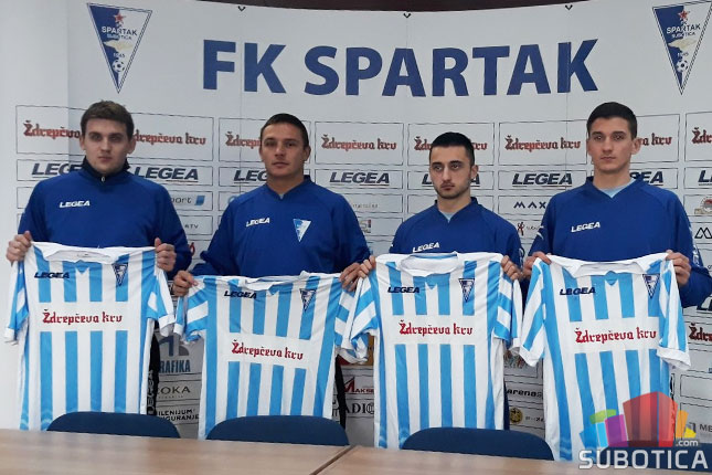 Fudbal: Spartak predstavio nove igrače