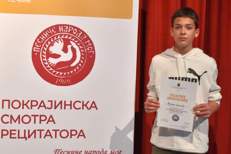 Četiri zlatne diplome za subotičke recitatore na pokrajinskoj smotri