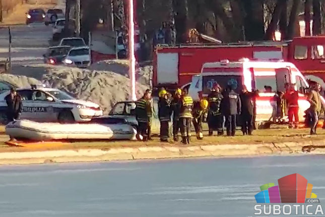 Avantura na ledu Palićkog jezera umalo završila fatalno