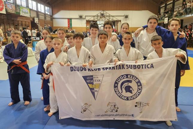 Džudo: Spartak drugi na turniru u Mađarskoj