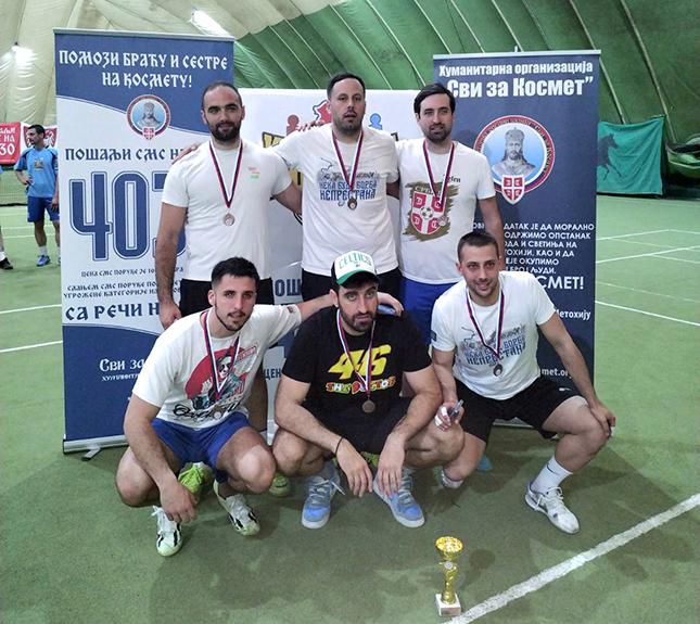 Na humanitarnom turniru "Igraj za Kosmet" prikupljeno više od 150 hiljada dinara