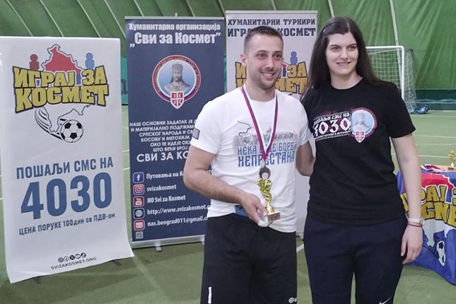 Na humanitarnom turniru "Igraj za Kosmet" prikupljeno više od 150 hiljada dinara