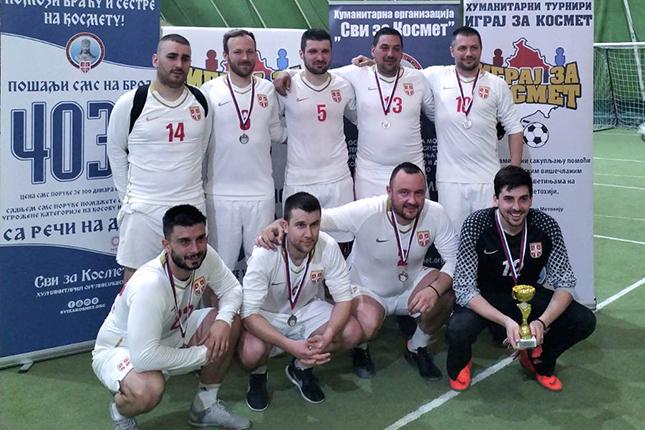 Na humanitarnom turniru "Igraj za Kosmet" prikupljeno više od 150 hiljada dinara