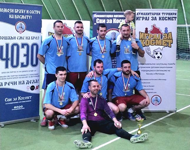Na humanitarnom turniru "Igraj za Kosmet" prikupljeno više od 150 hiljada dinara