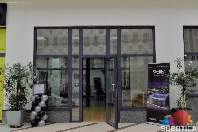 Otvoren izložbeni prostor velnes opreme