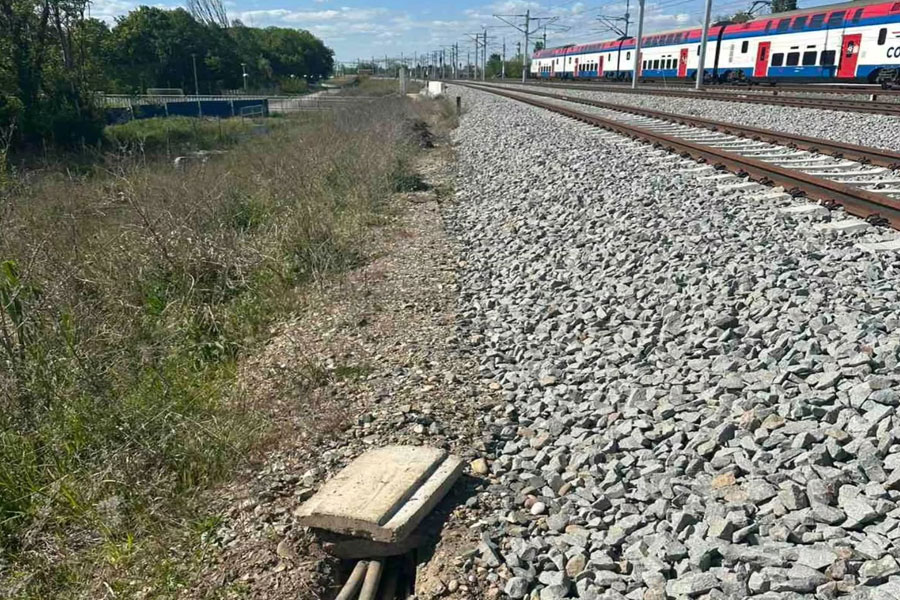 Krađa bakarnih provodnika usporila saobraćaj na brzoj pruzi