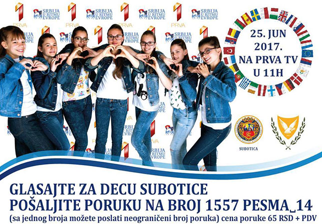 Podržimo devojčice iz Subotice na takmičenju Pesme Evrope