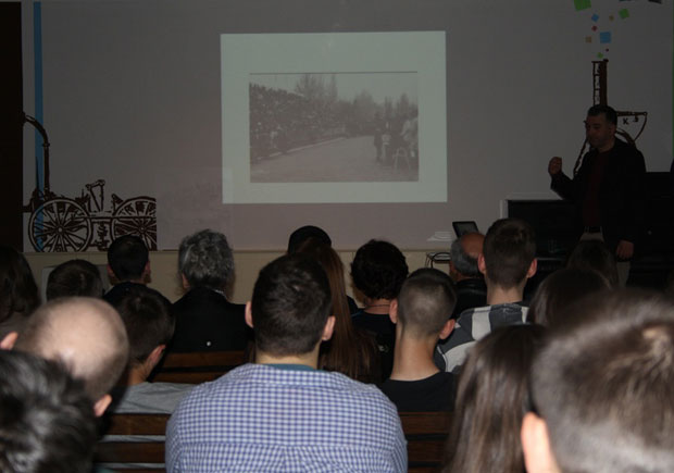 Održano predavanje Dejana Mrkića "Stadion Kralja Petra II - 77 godina subotičke arene"