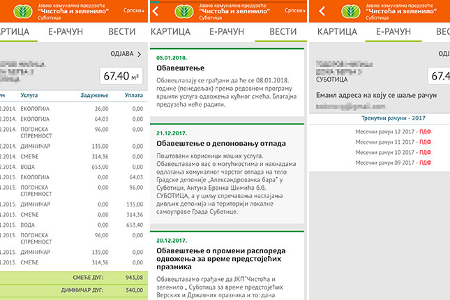 Mali broj korisnika elektronske usluge "Moj eko račun"