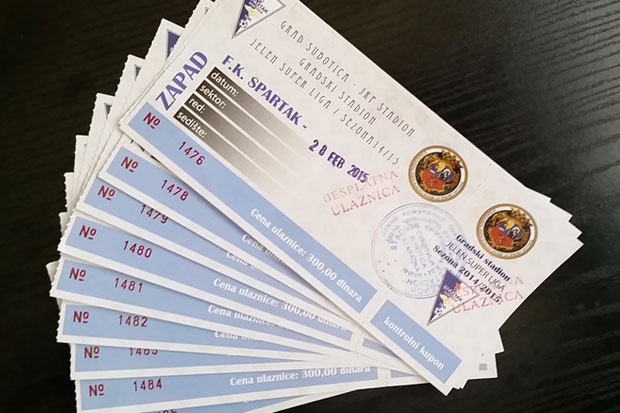 Fudbaleri Spartaka sutra protiv OFK Beograda - delimo ulaznice za zapad