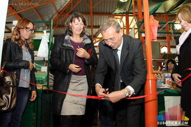 Otvorena mlečna hala na pijaci "Zelenac" na Prozivci