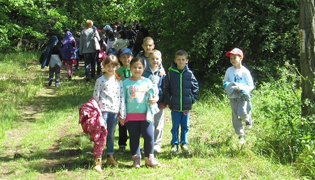 Deca sa asfalta na salašu