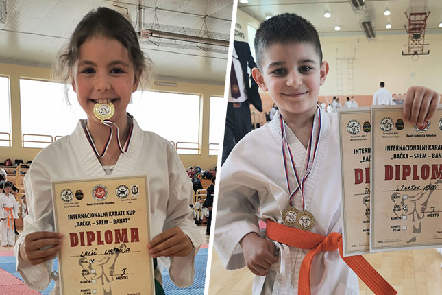 Karate: Najmlađi takmičari "Spartak-Enpija" osvojili 18 medalja na turniru "Bačka-Srem-Banat"