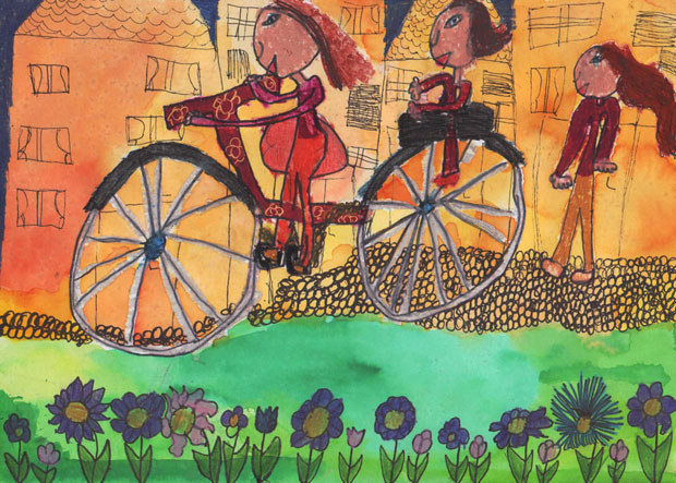 Crtež učenice iz Subotice na poštanskoj marki