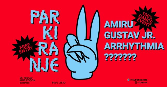 "Parkiranje" -  kulturno razmrdavanje grada kroz nastupe di-džejeva i bendova, u subotu elektro žurka u "Pogonu"