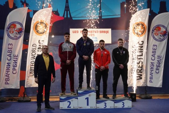 Rvanje: Tri medalje za Spartak na U23 Prvenstvu Srbije