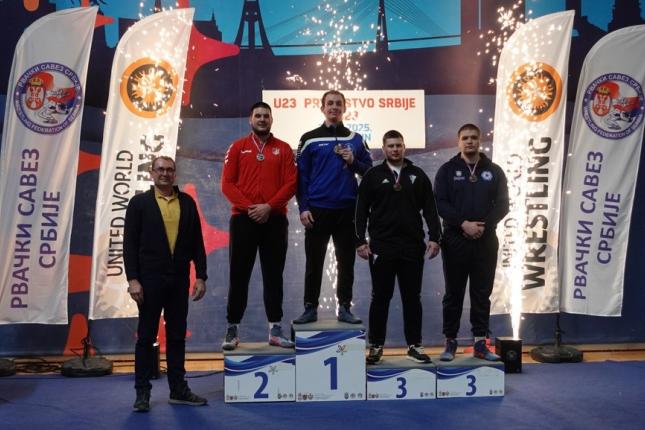 Rvanje: Tri medalje za Spartak na U23 Prvenstvu Srbije