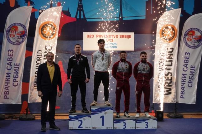 Rvanje: Tri medalje za Spartak na U23 Prvenstvu Srbije