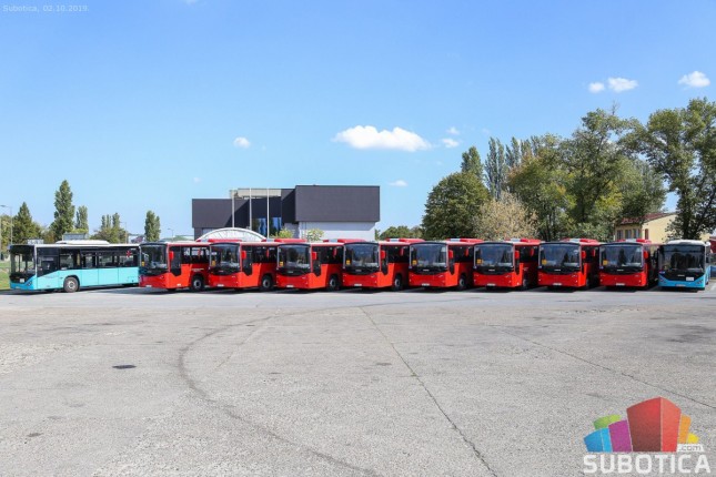Na subotičkim ulicama deset novih autobusa