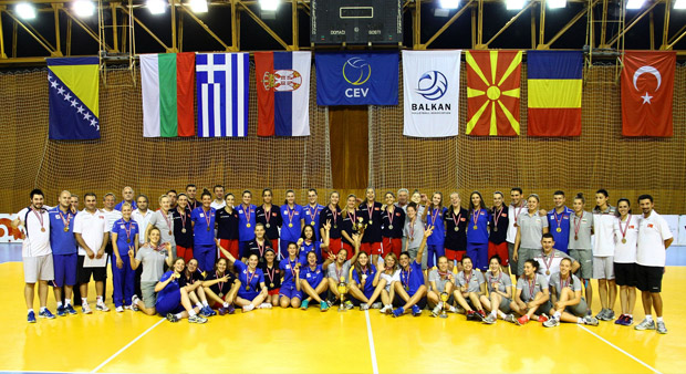 Odbojkašice Srbije juniorske prvakinje Balkana za 2014. godinu