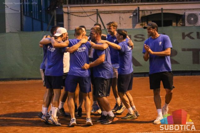 Tenis: Seniori Spartaka osvojili titulu nakon pobede nad Crvenom zvezdom u velikom finalu