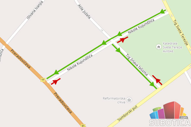 Promena režima saobraćaja na nekoliko lokacija od ponedeljka