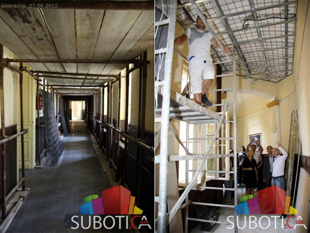 Renoviranje - Gimnazija Subotica