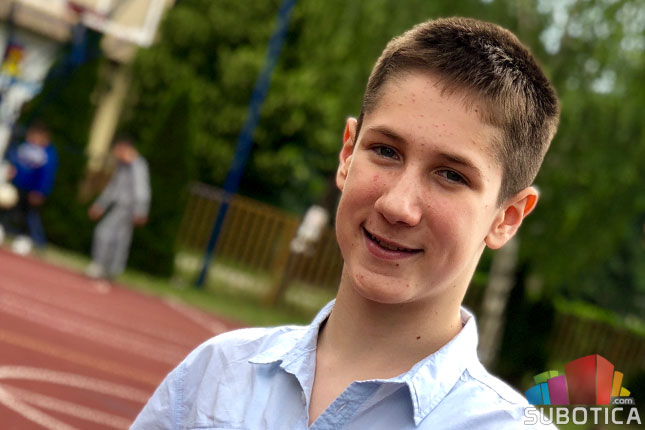 Oni dolaze: Nikola Koltin, maturant OŠ "10. oktobar" i član Plivačkog kluba "Spartak"
