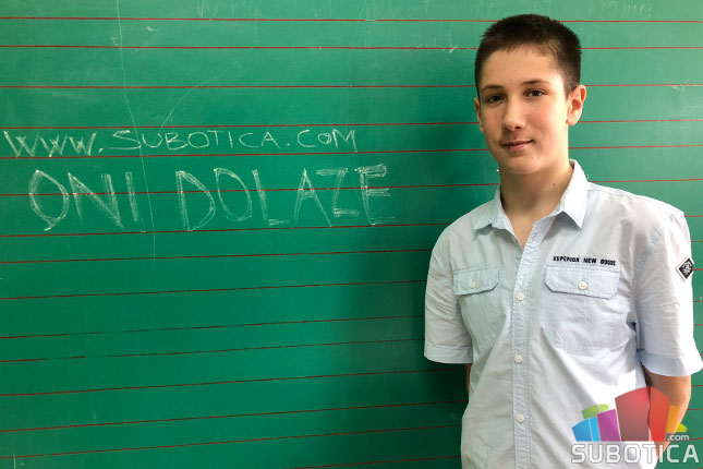 Oni dolaze: Nikola Koltin, maturant OŠ "10. oktobar" i član Plivačkog kluba "Spartak"