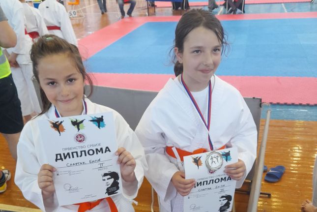Karate: "Spartak-Enpi" ekipni prvak Srbije, Grbić osvojio 4 zlatne medalje