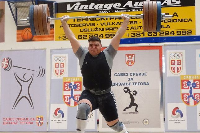 Dizanje tegova: Spartak treći na ekipnom prvenstvu Srbije