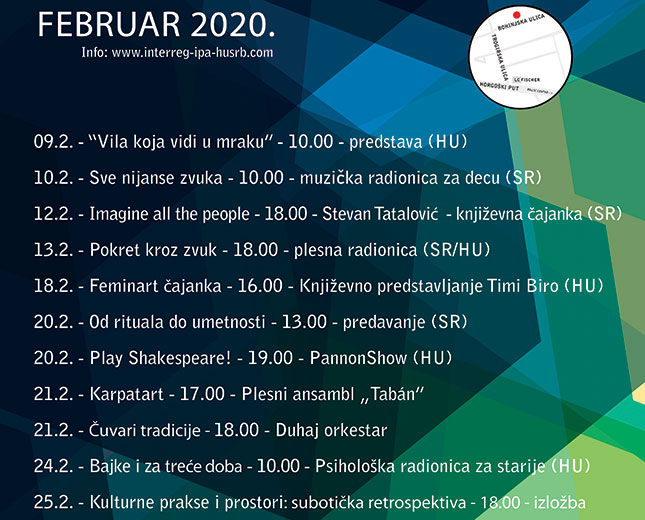 Bogat februarski program u Mađarskom kulturnom centru na Paliću