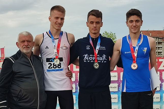 Atletika: Dva "srednjeprugaša" Spartaka osvojila tri medalje u četiri najelitnije discipline
