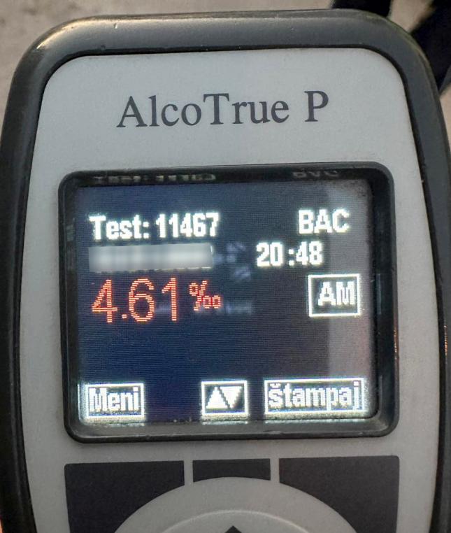 Vremešni Subotičanin vozio bicikl sa 4,61 promila alkohola u krvi