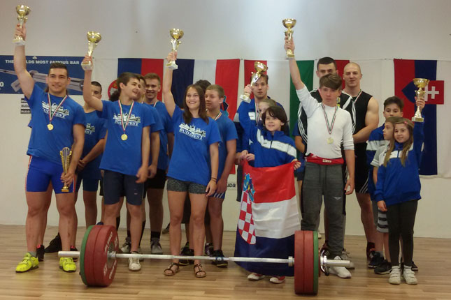 Tri zlatne medalje za dizače tegova Spartaka na Kupu Budimpešte