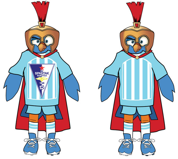 Maskota fudbalskog kluba "Spartak"