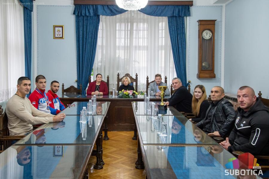 Subotica dočekala šampione: prijem za osvajače nacionalnih, evropskih i svetskih medalja