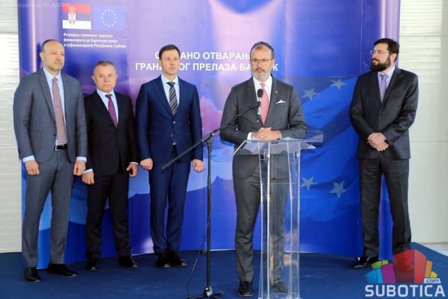 Otvoren rekonstruisani granični prelaz Bajmok-Bačalmaš