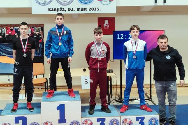 Rvanje: Spartak osvojio šest medalja na Prvenstvu Vojvodine